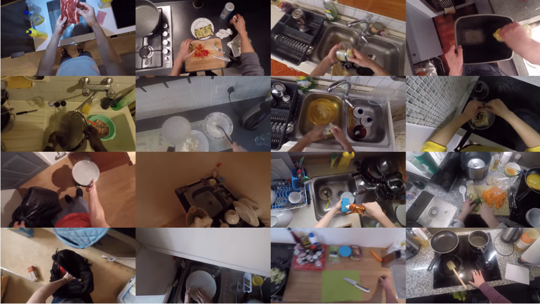 Scaling Egocentric Vision: The EPIC-KITCHENS Dataset