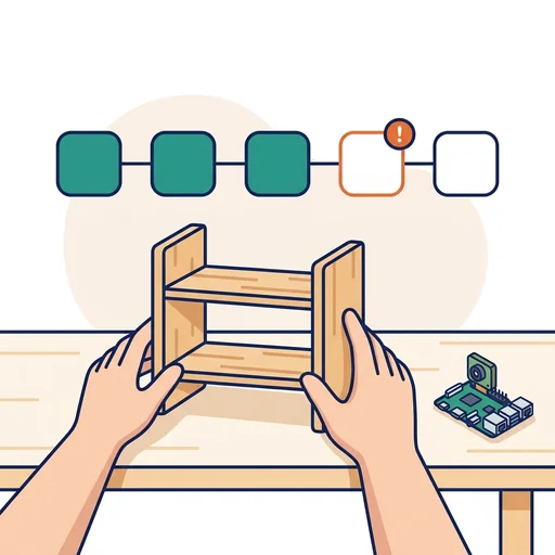 Rilevamento in tempo reale degli errori procedurali su dispositivo edge tramite grafi procedurali