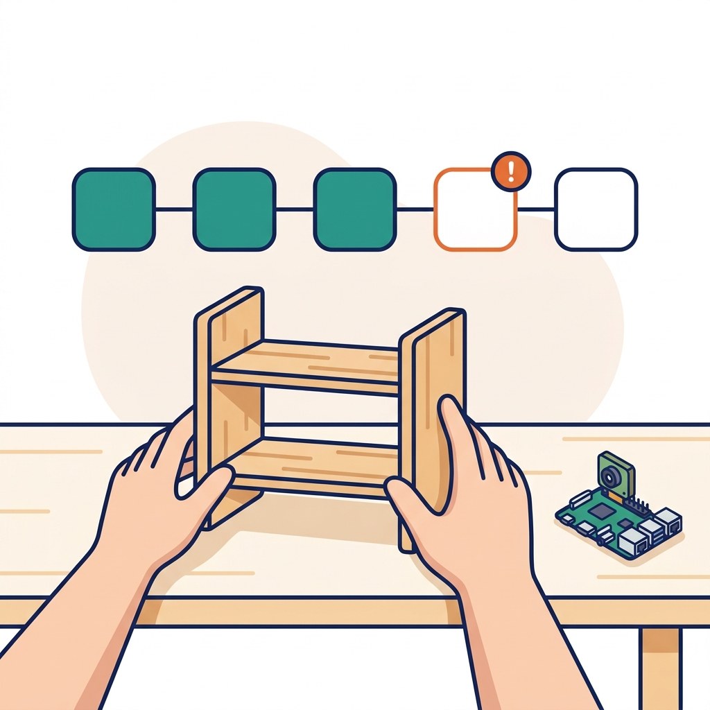 Rilevamento in tempo reale degli errori procedurali su dispositivo edge tramite grafi procedurali